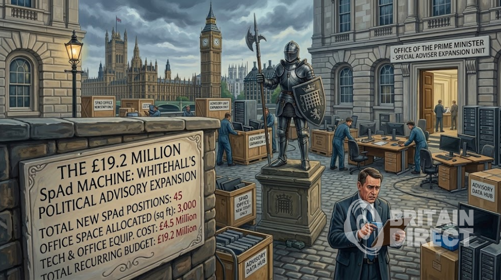 Whitehall Special Adviser payroll expansion