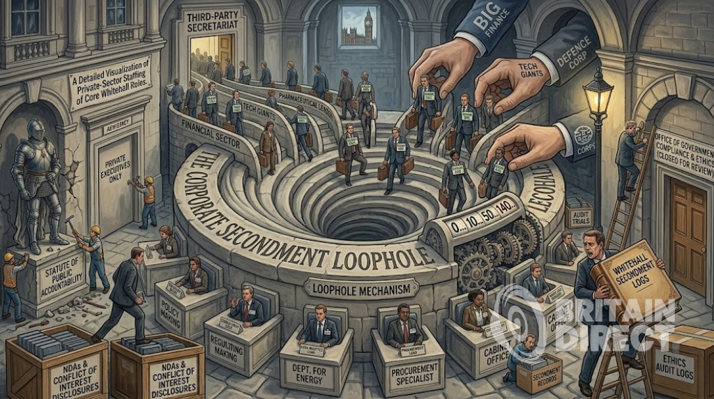 Whitehall corporate secondment loophole