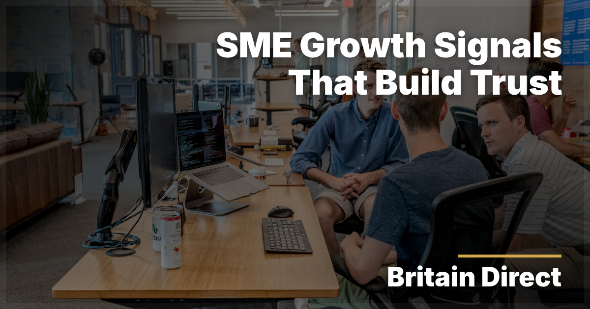 SME Growth Signals That Build Trust SME Growth Signals That Build Trust